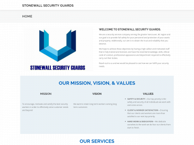 stonewallsecurityguards.com snapshot