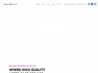 merkabadesignsllc.com snapshot