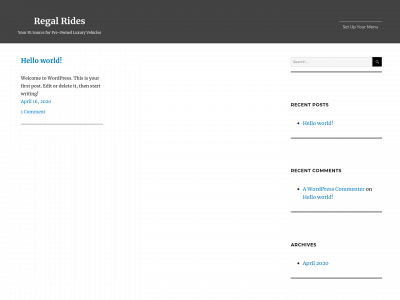 regalrides.com snapshot