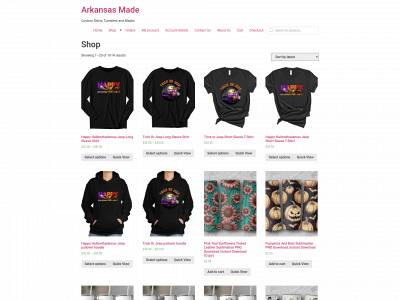 shoparkansasmade.com snapshot