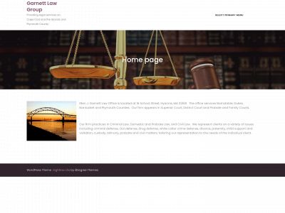 garnettlawgroup.com snapshot