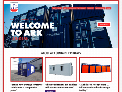 arkcontainerrentals.com snapshot
