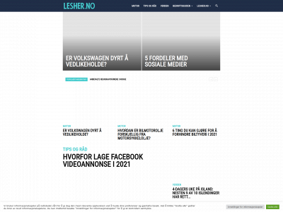 lesher.no snapshot