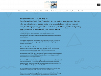 paloaltomerchantservices.com snapshot