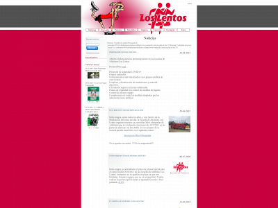 clubatletismoloslentos.es snapshot