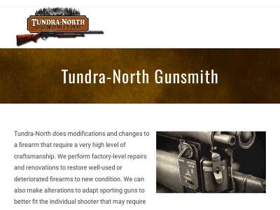 tundra-north-gunsmith.com snapshot