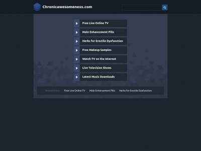 chronicawesomeness.com snapshot
