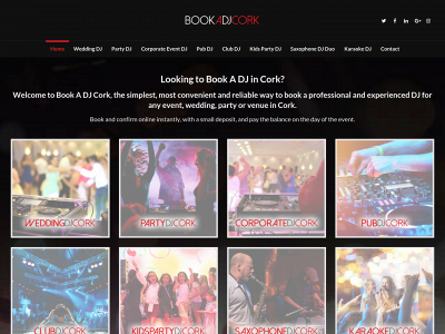 www.bookadjcork.ie snapshot