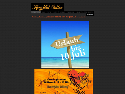herz-blut-tattoo.de snapshot