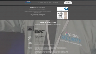 nugensecurity.co.uk snapshot