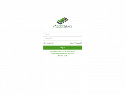 communirideapp.com snapshot