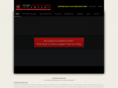 your-violent-crime-lawyer.com snapshot