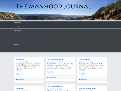 themanhoodjournal.com snapshot