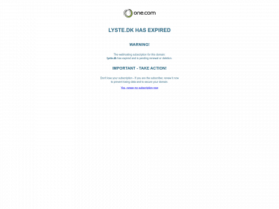 lyste.dk snapshot