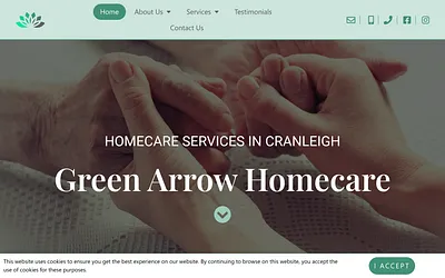 greenarrowhomecare.co.uk snapshot