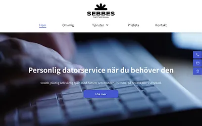 sebbesdatorfirma.se snapshot