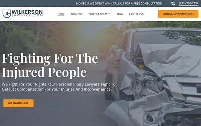 wilkersonlaw4you.com snapshot