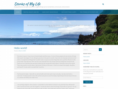 storiesofmylifeblog.com snapshot