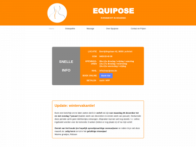 equipose.be snapshot