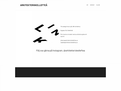 arkitekteriskelleftea.se snapshot