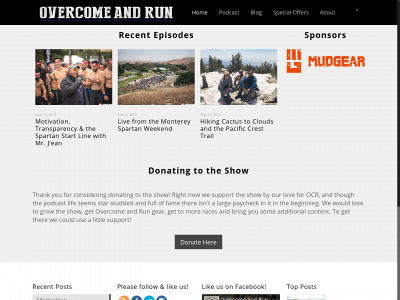 overcomeandrun.com snapshot