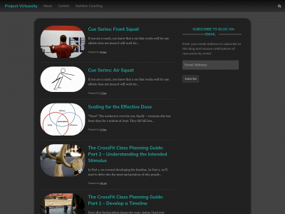 projectvirtuosity.com snapshot