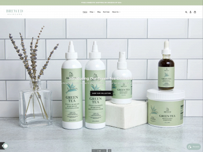 www.brewedhaircare.com snapshot