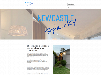 newcastlelocalsparky.com snapshot
