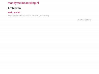 mandymelindastyling.nl snapshot