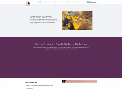 frontlinecontracting.net snapshot