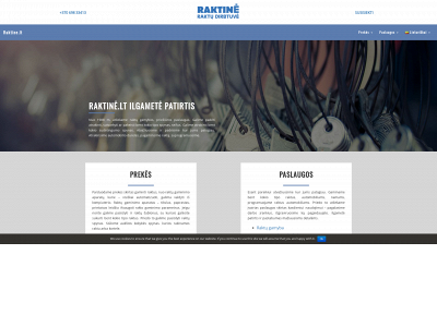 raktine.lt snapshot