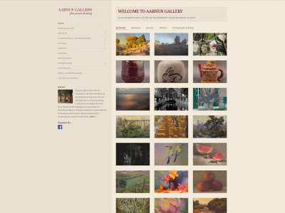 aarnungallery.com snapshot