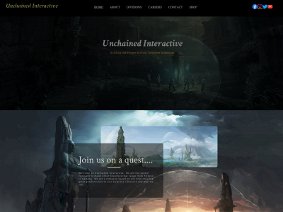 unchained-interactive.com snapshot