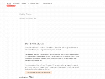 www.cristykropa.com snapshot