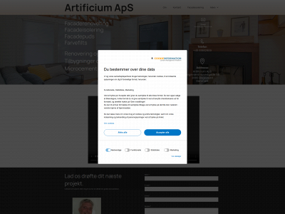 artificium.dk snapshot