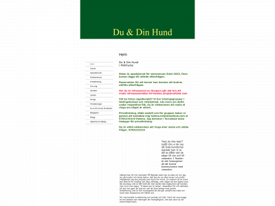 duochdinhund.se snapshot
