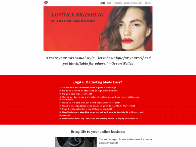www.lipstickbranding.com.au snapshot