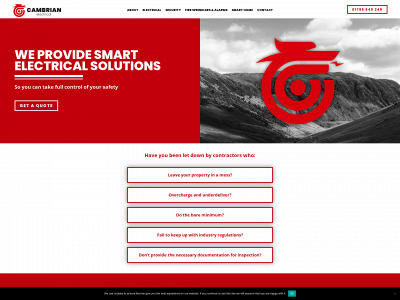 cambrian-electrical.com snapshot