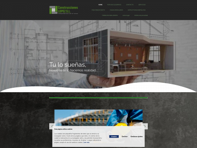 construccioneslopez.com snapshot