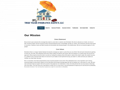 truevalueinsuranceagency.com snapshot