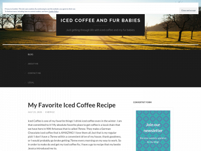 icedcoffeeandfurbabies.com snapshot