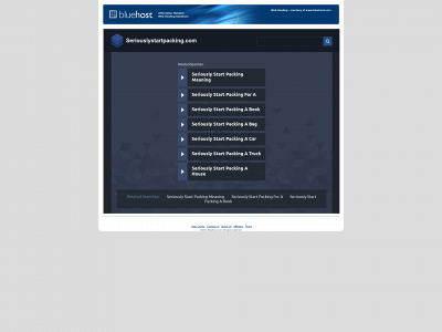 seriouslystartpacking.com snapshot