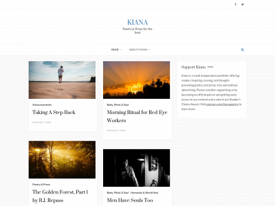 kianapoetry.com snapshot
