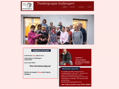 theatergruppe-suedlengern.de snapshot