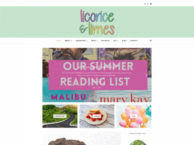 licoriceandlimes.com snapshot