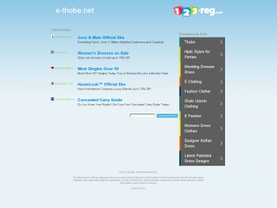 e-thobe.net snapshot