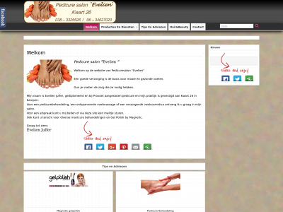 pedicureevelien.nl snapshot