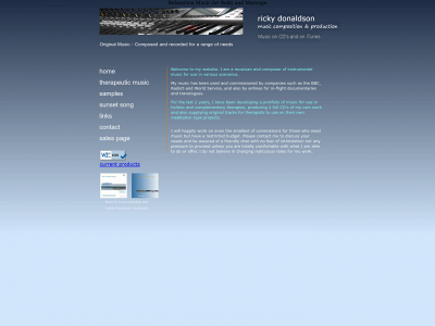 rickydonaldson.com snapshot