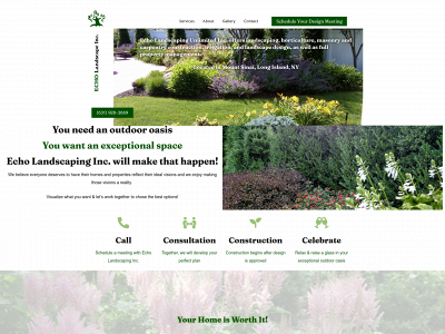 echolandscapeinc.com snapshot