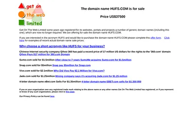hufs.com snapshot